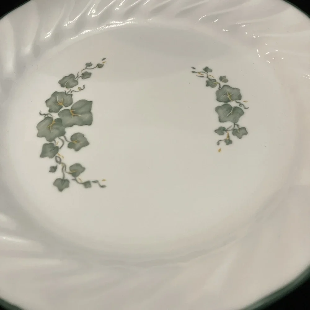 Set Of 3 Corelle CALLAWAY IVY Swirl Pattern 7 1/4